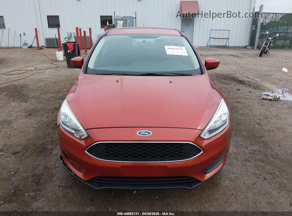 1FADP3FE3JL269908 2018 FORD FOCUS Orange Вид щитка приладів