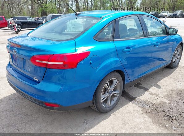 1FADP3FE6HL245029 2017 FORD FOCUS Blue Trasero derecho