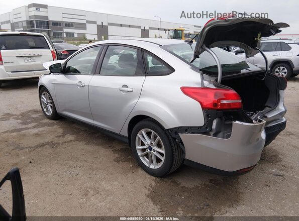 1FADP3FE8JL222650 2018 FORD FOCUS Silver Trasero izquierdo