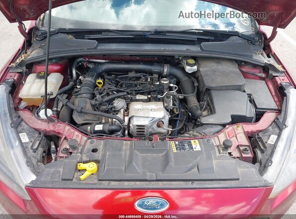 1FADP3FEXHL332920 2017 FORD FOCUS Red Вид ззаду