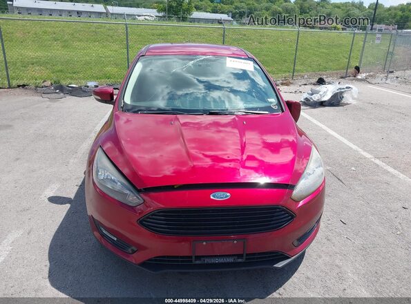 1FADP3FEXHL332920 2017 FORD FOCUS Red Вид щитка приладів