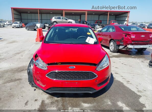1FADP3K22GL281794 2016 FORD FOCUS Red Widok z przodu