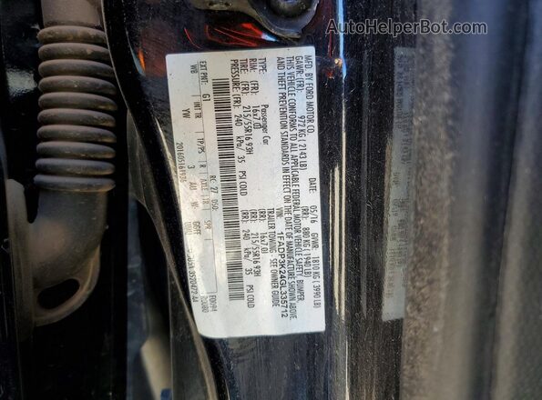 1FADP3K24GL335712 2016 FORD FOCUS Black Engine compartment view