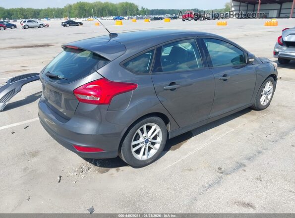 1FADP3K25GL265816 2016 FORD FOCUS Gray Trasero derecho
