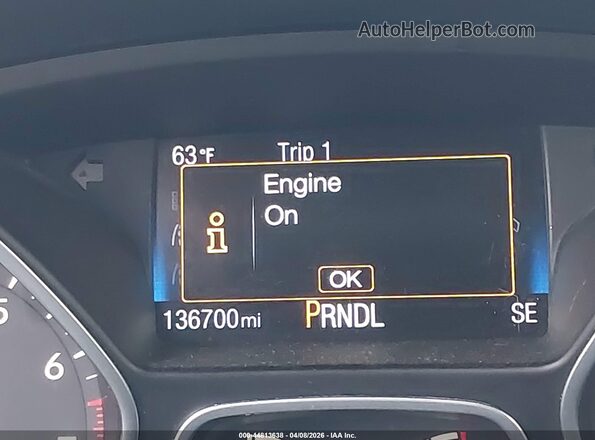 1FADP3K26GL320063 2016 FORD FOCUS Gray 