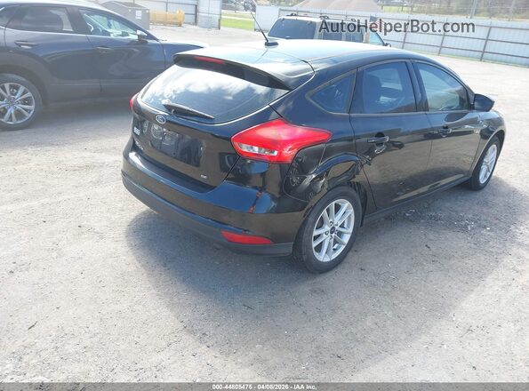 1FADP3K29HL249183 2017 FORD FOCUS Black Задня права чверть