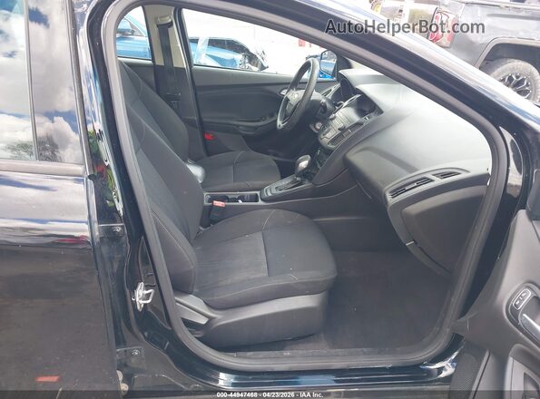1FADP3K29JL311185 2018 FORD FOCUS Black Widok wnętrza z przodu