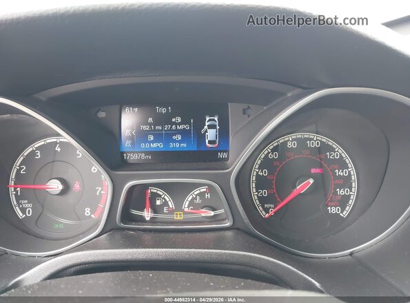 1FADP3L90GL224005 2016 FORD FOCUS ST White Вид задніх сидінь