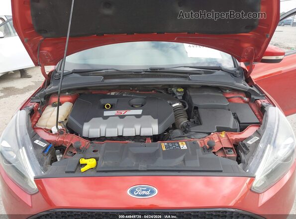 1FADP3L90JL239868 2018 FORD FOCUS Orange Вид ззаду