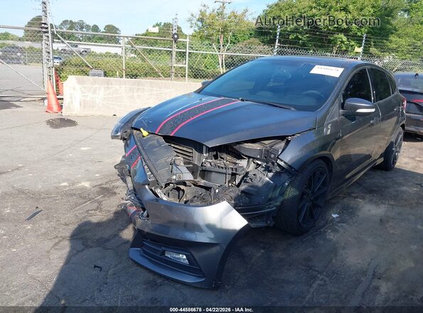 1FADP3L91JL289324 2018 FORD FOCUS ST Gray წინა მარცხენა ხედი სამი მეოთხედიდან