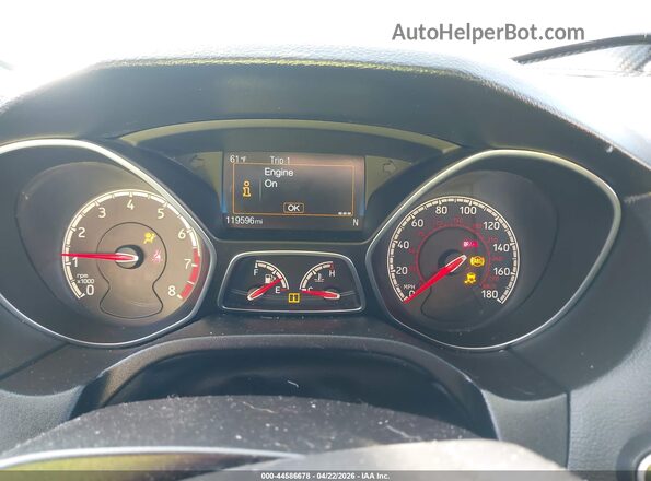 1FADP3L91JL289324 2018 FORD FOCUS ST Gray უკანა სავარძლების ხედი
