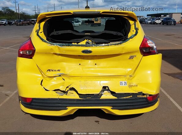1FADP3L92JL330737 2018 FORD FOCUS ST Желтый Вид спереди