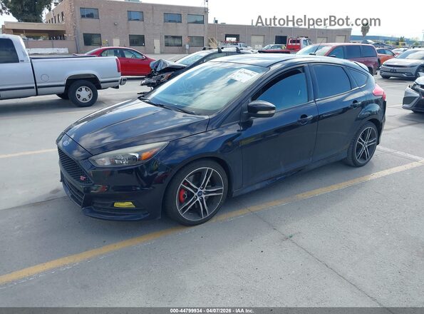 1FADP3L94GL389717 2016 FORD FOCUS ST Black Առջևի ձախ երեք քառորդ տեսարան