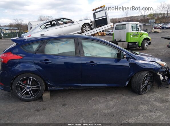 1FADP3L95GL201612 2016 FORD FOCUS ST Blue Вид задньої частини салону