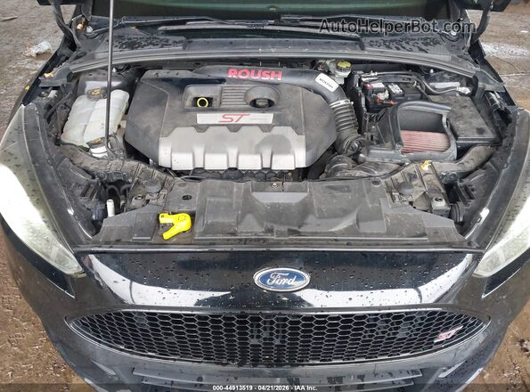 1FADP3L98GL351083 2016 FORD FOCUS ST Black Vista del compartimento del motor
