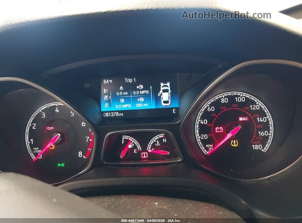 1FADP3L99HL348002 2017 FORD FOCUS Blue Вид задніх сидінь