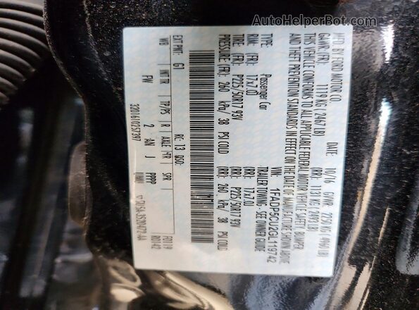 1FADP5CU2GL119742 2016 FORD C-MAX Черный Панорамный вид салона 360°
