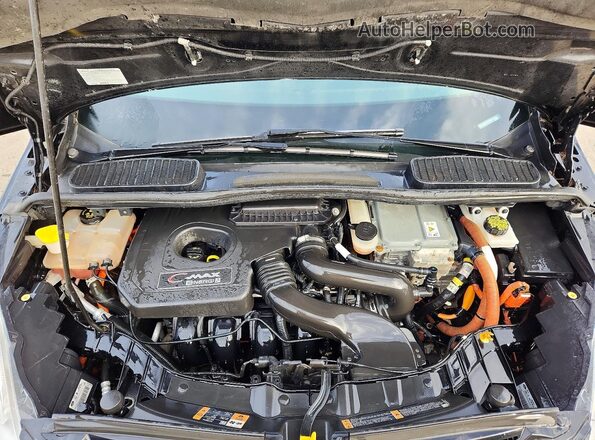 1FADP5CU2GL119742 2016 FORD C-MAX Черный Вид подкапотного пространства