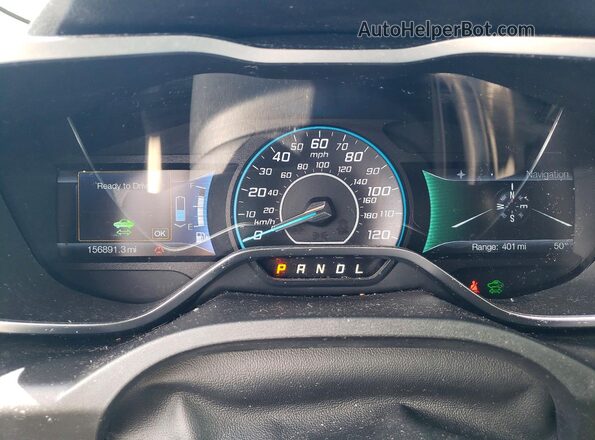 1FADP5CU5GL105852 2016 FORD C-MAX Blue Вид щитка приладів