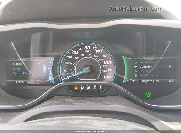 1FADP5CU5GL113479 2016 FORD C-MAX ENERGI Gray უკანა სავარძლების ხედი