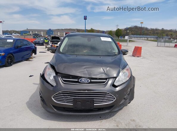 1FADP5CU8GL119230 2016 FORD C-MAX ENERGI Gray Instrument cluster view