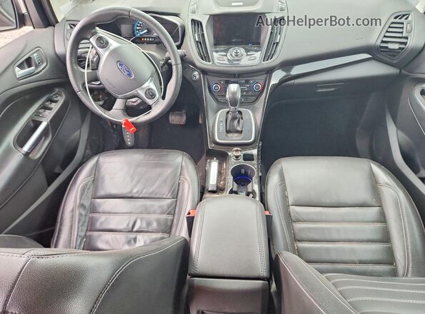 1FADP5DU3JL100221 2018 FORD C-MAX White Dashboard view