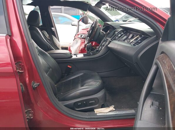 1FAHP2F87JG101557 2018 FORD TAURUS Красный Вид салона спереди