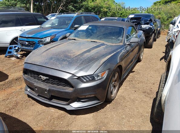 1FATP8EM2G5269493 2016 FORD MUSTANG Черный Передняя левая четверть