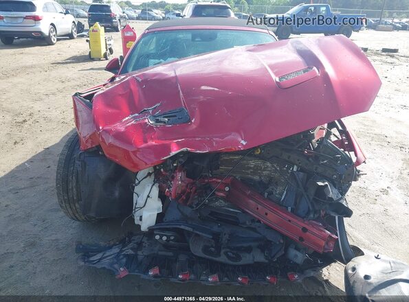 1FATP8FF4L5138219 2020 FORD MUSTANG Red წინა ხედი