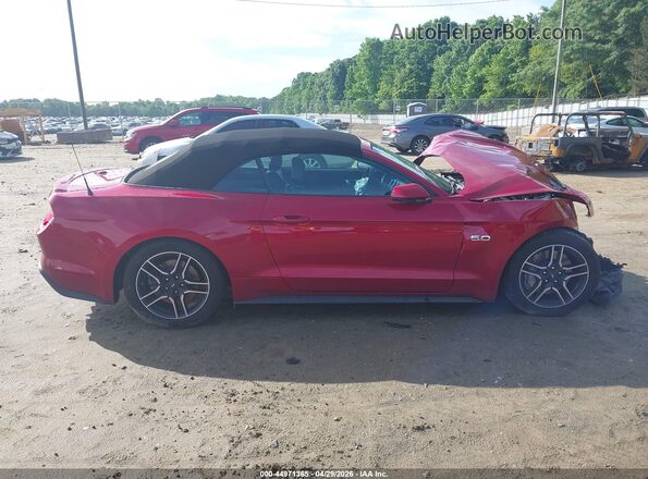 1FATP8FF4L5138219 2020 FORD MUSTANG Red უკანა სალონის ხედი