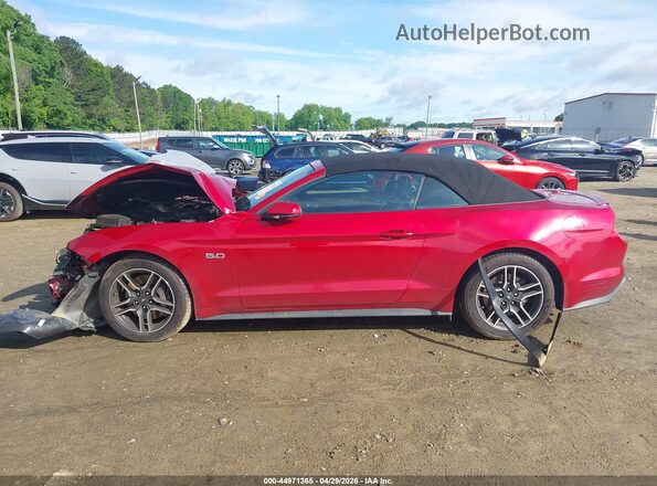 1FATP8FF4L5138219 2020 FORD MUSTANG Red სალონის 360-გრადუსიანი ხედი