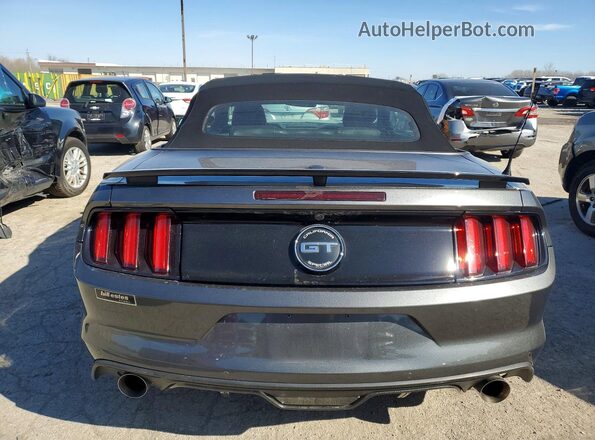 1FATP8FF5G5309596 2016 FORD MUSTANG Gray Հետևի տեսք