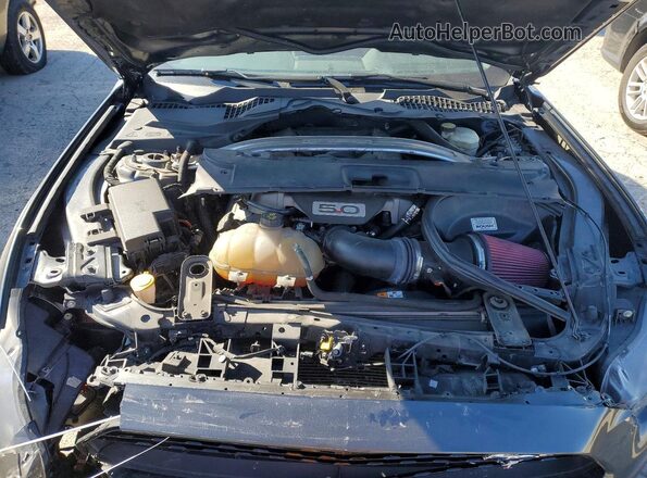 1FATP8FF5G5309596 2016 FORD MUSTANG Gray Սալոնի հետևի տեսք