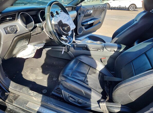 1FATP8UH9M5115833 2021 FORD MUSTANG Black Front interior view