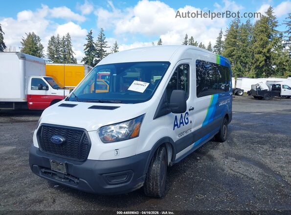 1FBAX2C83PKB87640 2023 FORD PASSENGER White Przód lewy