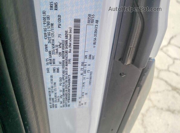 1FBAX2C89TKA05675 2026 FORD TRANSIT White Вид задніх сидінь