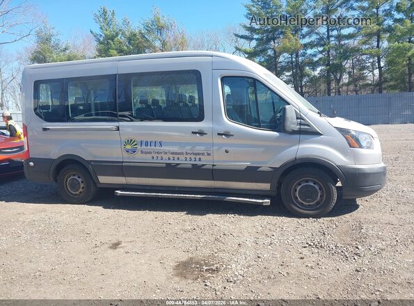 1FBAX2CM0KKA34056 2019 FORD TRANSIT-350 Silver უკანა სალონის ხედი