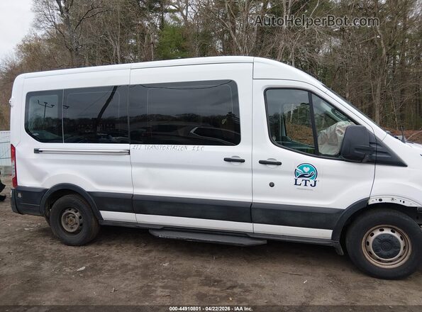 1FBAX2CM2KKB22848 2019 FORD TRANSIT-350 White Vista interior trasera