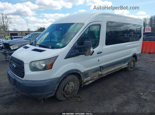 1FBAX2CM3GKA60772 2016 FORD TRANSIT-350 White Front left