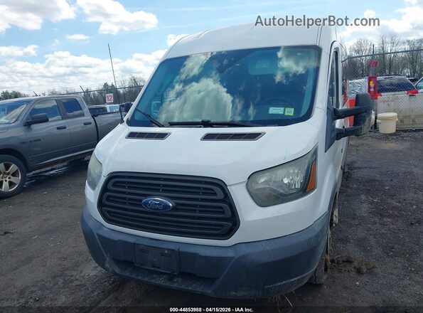 1FBAX2CM3GKA60772 2016 FORD TRANSIT-350 White Rear interior view