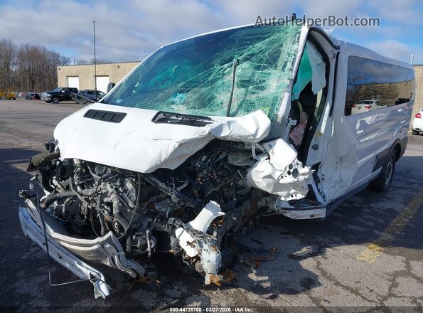 1FBAX2Y85MKA90461 2021 FORD PASSENGER White Przód lewy