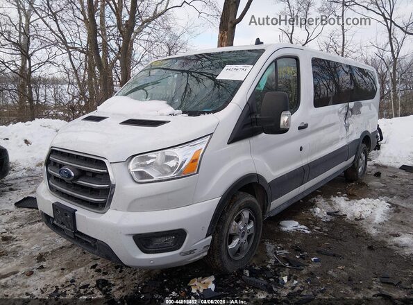 1FBAX2Y88LKA26462 2020 FORD PASSENGER White Передня ліва чверть