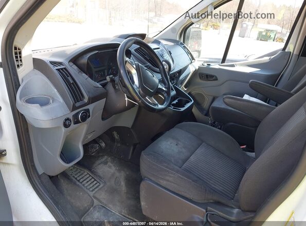 1FBZX2ZM2GKA97242 2016 FORD TRANSIT-350 White წინა სალონის ხედი