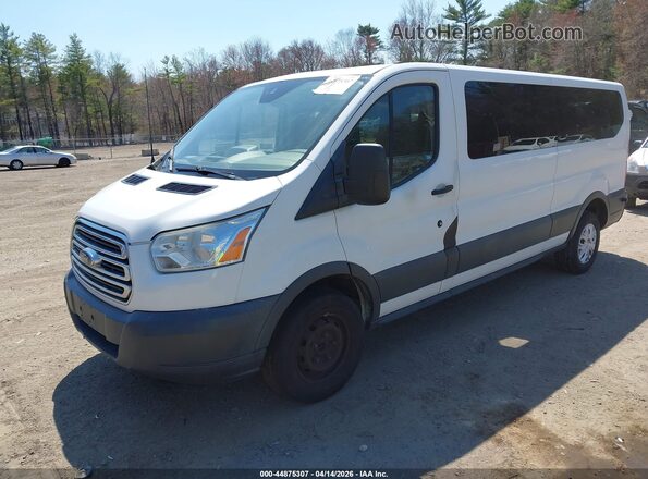 1FBZX2ZM2GKA97242 2016 FORD TRANSIT-350 White წინა მარცხენა ხედი სამი მეოთხედიდან