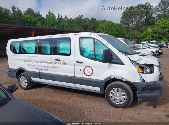 1FBZX2ZM5GKB10338 2016 FORD TRANSIT-350 White Widok wnętrza z tyłu