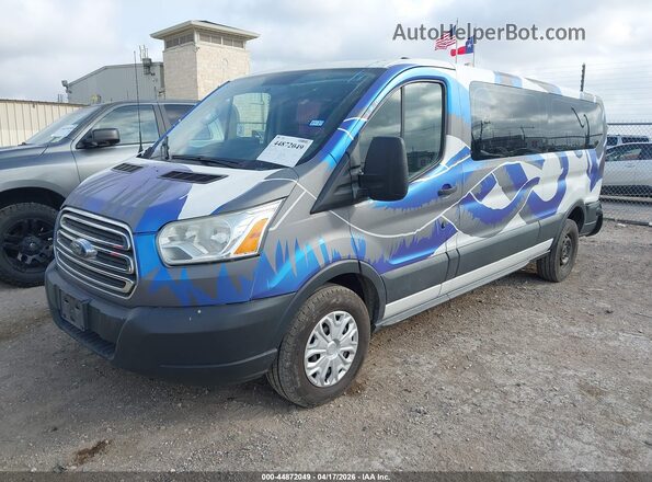 1FBZX2ZM6GKA93646 2016 FORD TRANSIT-350 White Front left