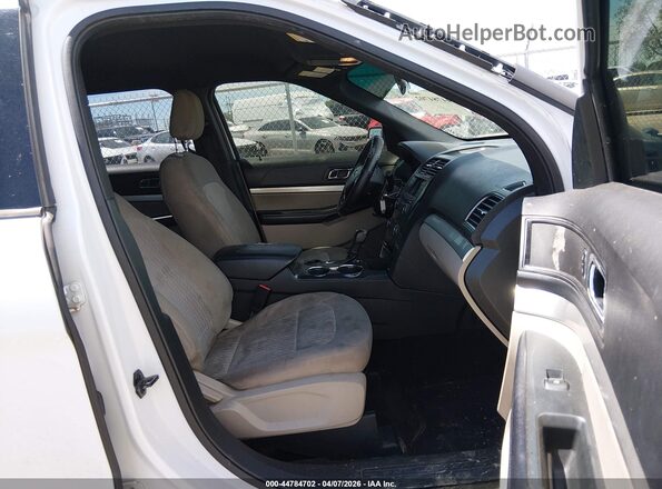 1FM5K7B82JGA58997 2018 FORD FORD EXPLORER Белый Вид салона спереди