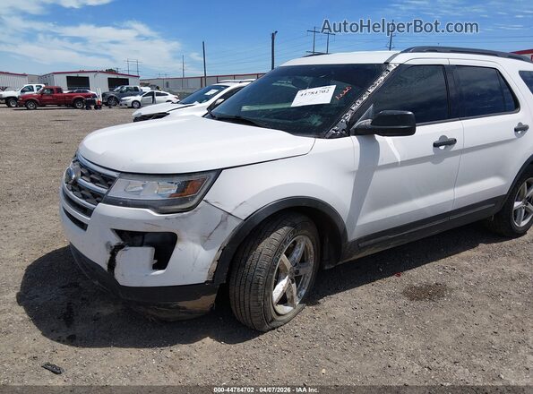 1FM5K7B82JGA58997 2018 FORD FORD EXPLORER Белый Вид спереди
