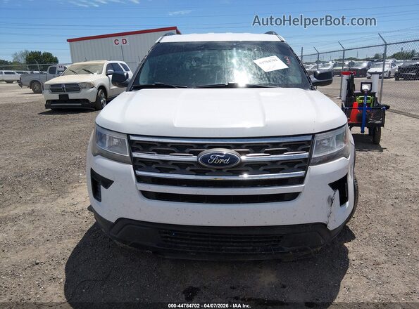 1FM5K7B82JGA58997 2018 FORD FORD EXPLORER Белый Вид щитка приборов