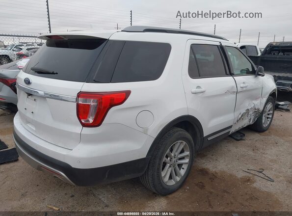 1FM5K7D80HGA33443 2017 FORD FORD EXPLORER White Tył prawy